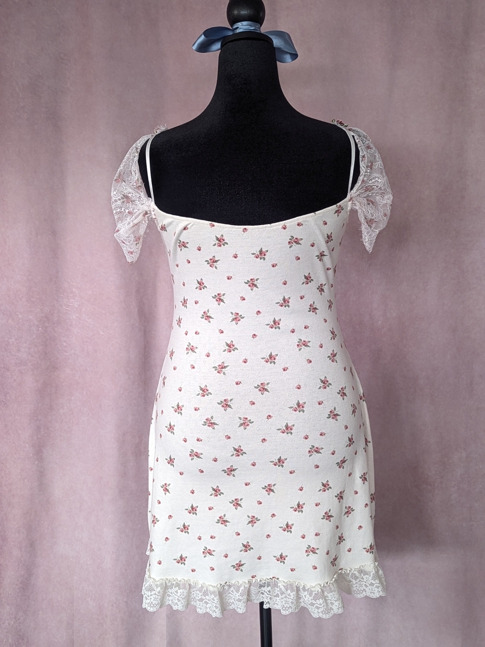 Lacemade Rosebud Lace Garden Mini Dress – XL - Picture 4 of 9